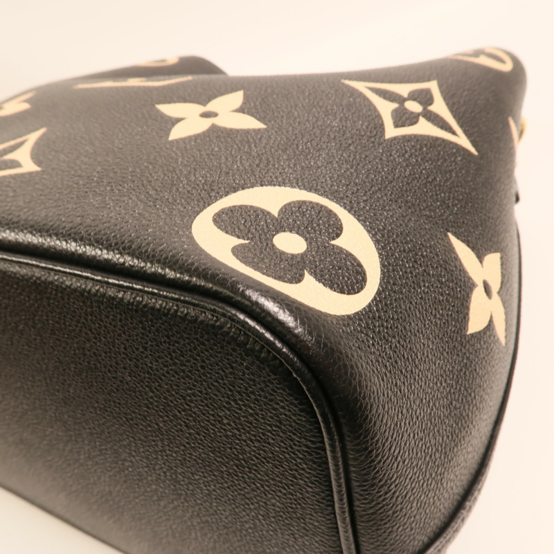 LOUIS VUITTON Monogram Empreinte Bicolor Neo Noe MM金扣手挽肩背兩用袋-14