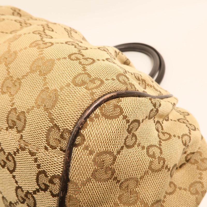 GUCCI 帆布GG Sukey金扣手挽肩背兩用袋-10