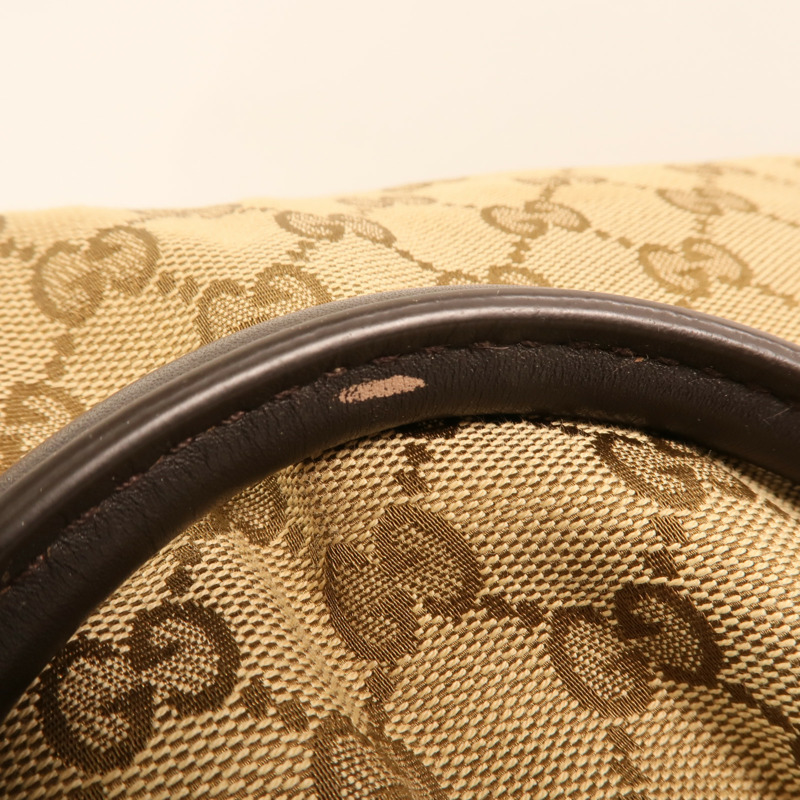 GUCCI 帆布GG Sukey金扣手挽肩背兩用袋-16