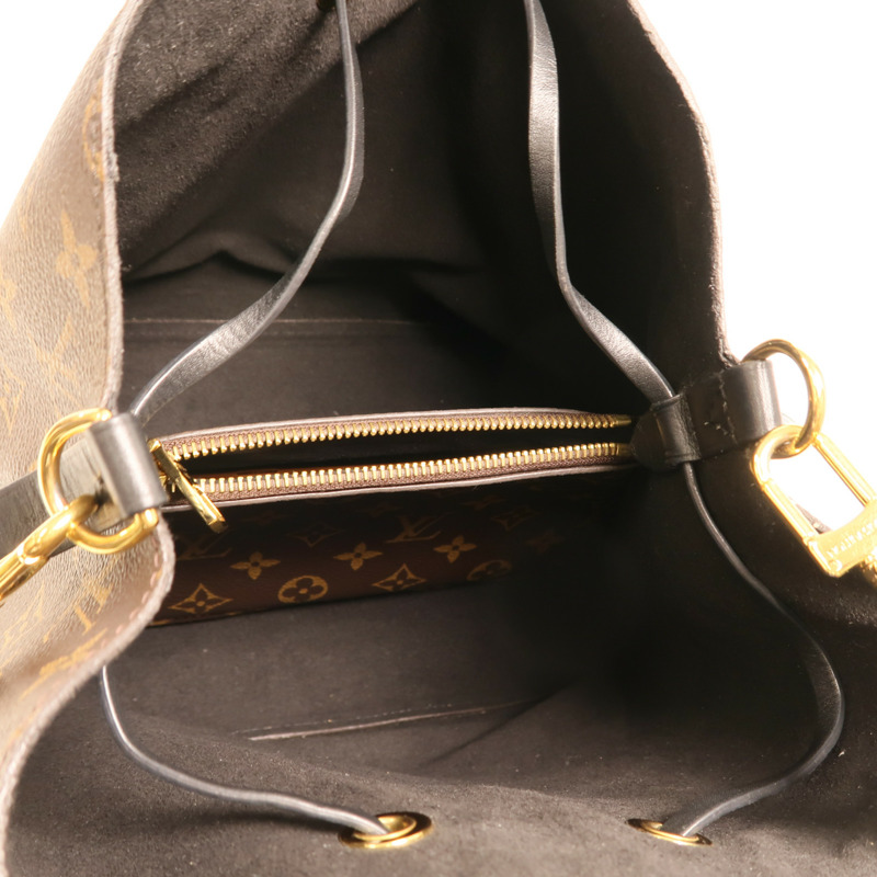 LOUIS VUITTON Monogram Neo Noe MM金扣肩背袋-4