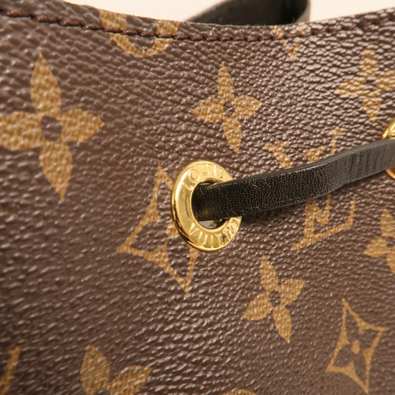 LOUIS VUITTON Monogram Neo Noe MM金扣肩背袋-14