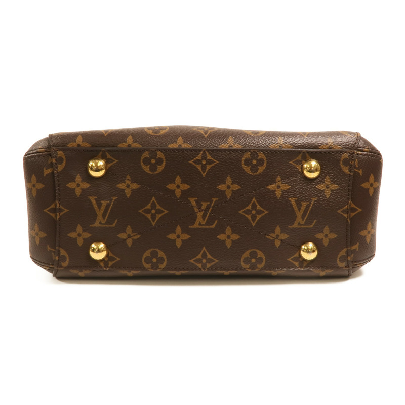 LOUIS VUITTON Monogram Montaigne BB金扣手挽肩背兩用袋棕色-3