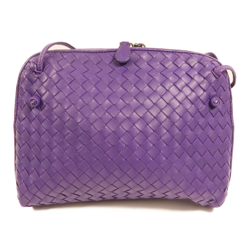 BOTTEGA VENETA 羊皮皮革Crossbody肩背袋-1
