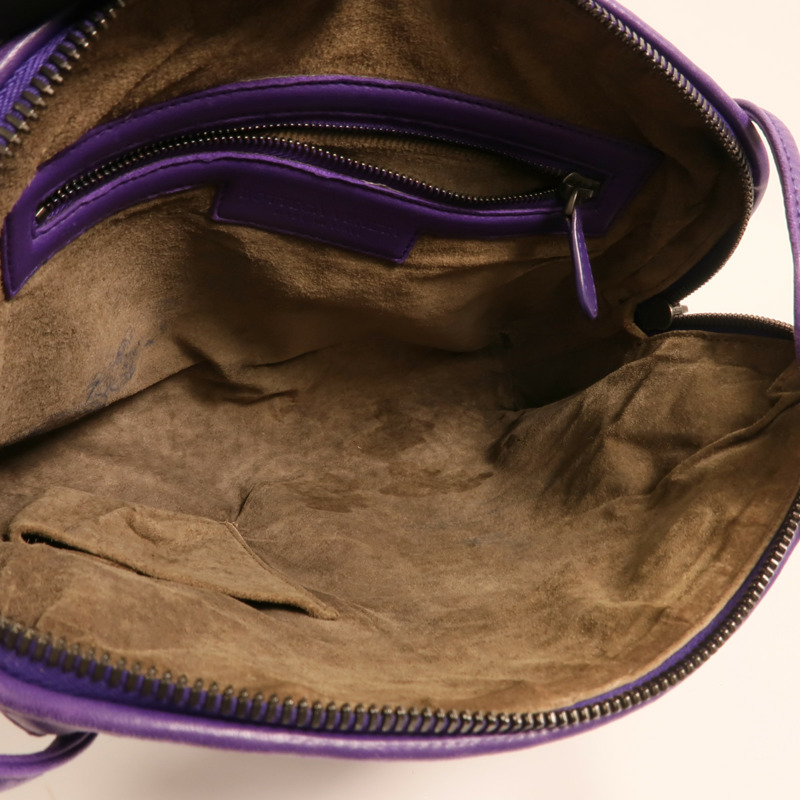 BOTTEGA VENETA 羊皮皮革Crossbody肩背袋-4