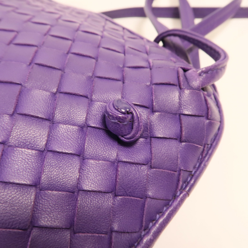 BOTTEGA VENETA 羊皮皮革Crossbody肩背袋-10