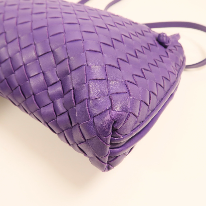BOTTEGA VENETA 羊皮皮革Crossbody肩背袋-11