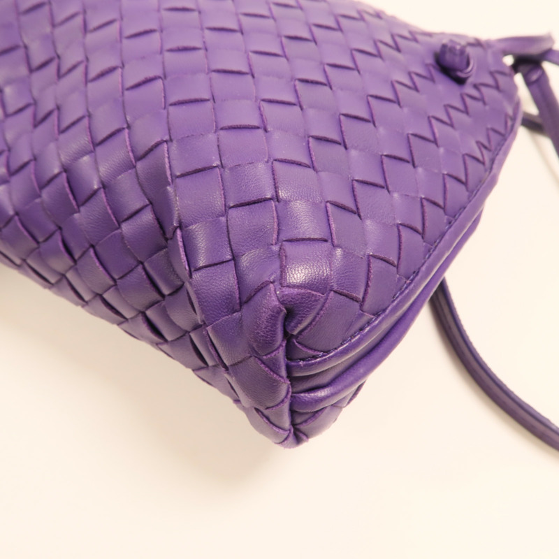 BOTTEGA VENETA 羊皮皮革Crossbody肩背袋-13