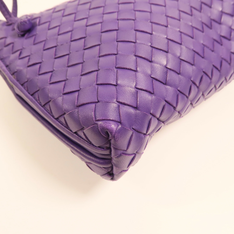 BOTTEGA VENETA 羊皮皮革Crossbody肩背袋-14