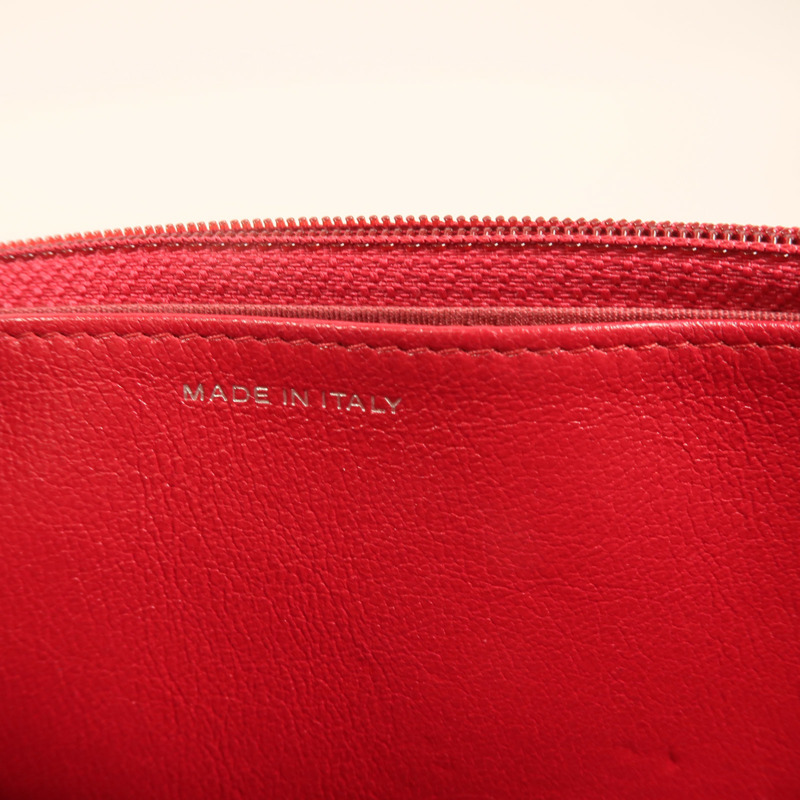 CHANEL 牛皮皮革WOC Wallet On Chain銀扣鏈帶肩背袋-6