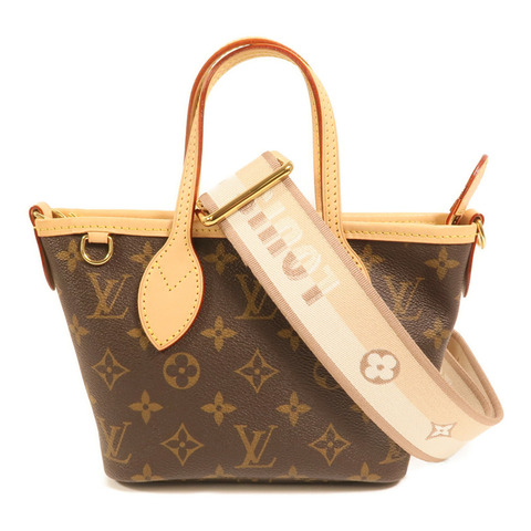 LOUIS VUITTON Monogram Neverfull BB金扣手挽肩背兩用袋