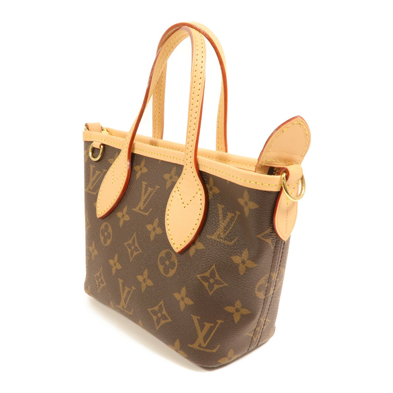 LOUIS VUITTON Monogram Neverfull BB金扣手挽肩背兩用袋-2