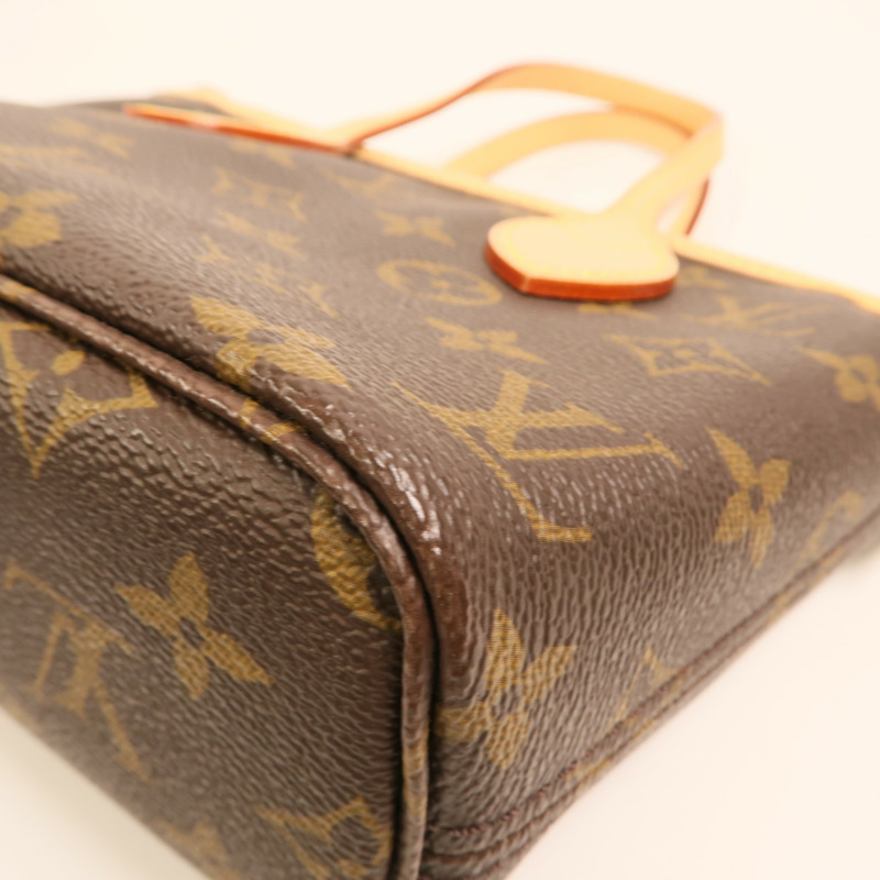 LOUIS VUITTON Monogram Neverfull BB金扣手挽肩背兩用袋-12
