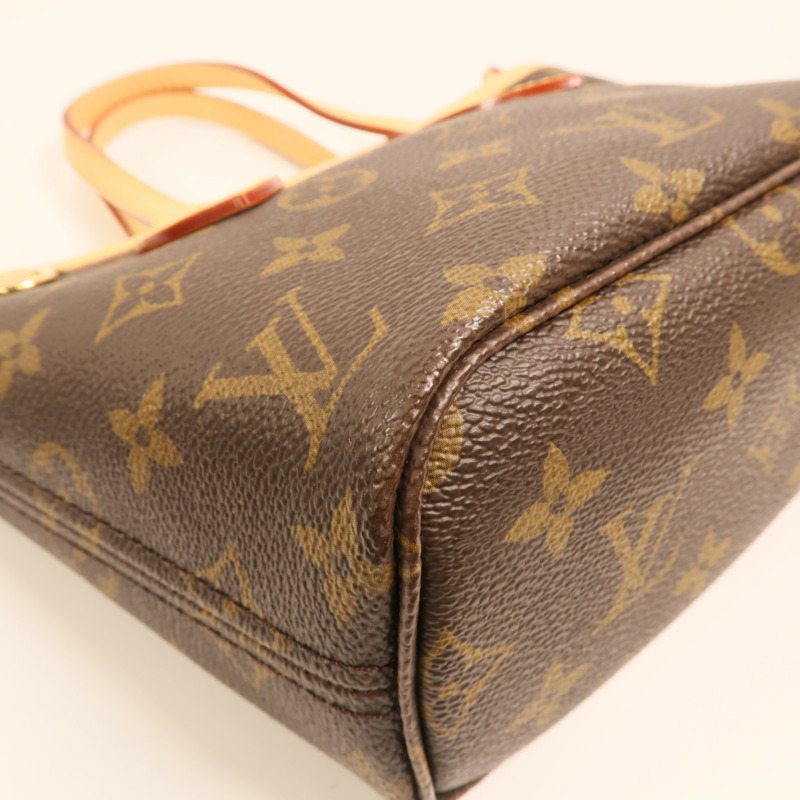 LOUIS VUITTON Monogram Neverfull BB金扣手挽肩背兩用袋-15