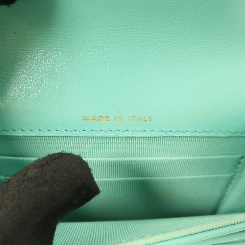 CHANEL 牛皮皮革Card Case金扣卡片套-7