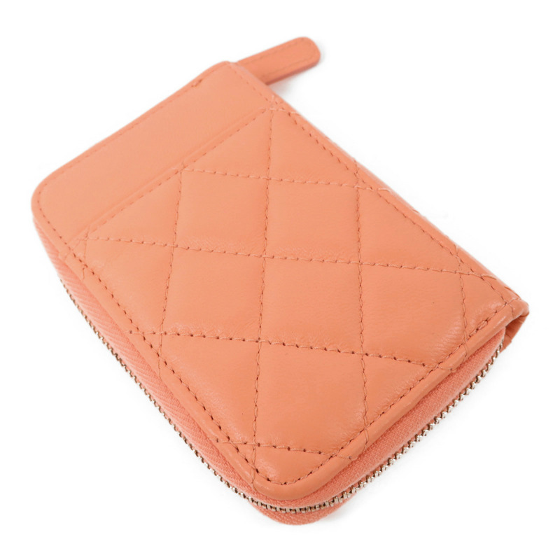 CHANEL 羊皮皮革Card Case金扣卡片套-3