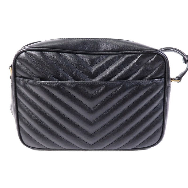 SAINT LAURENT 牛皮皮革LOU Camera Bag金扣肩背袋-1