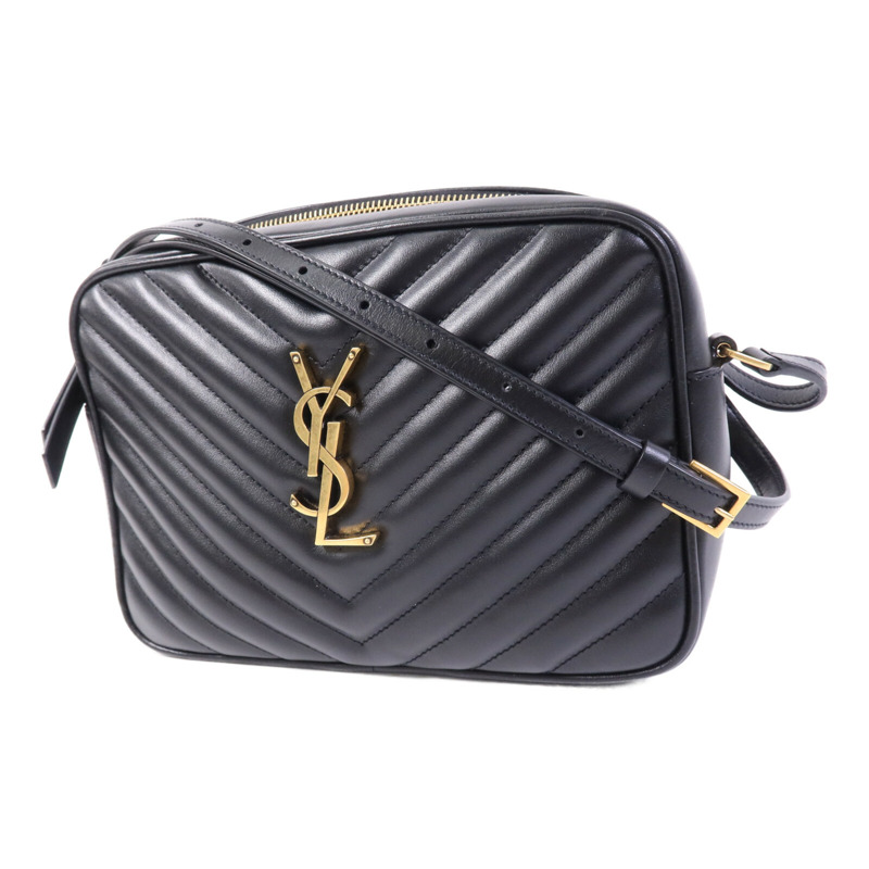 SAINT LAURENT 牛皮皮革LOU Camera Bag金扣肩背袋-2