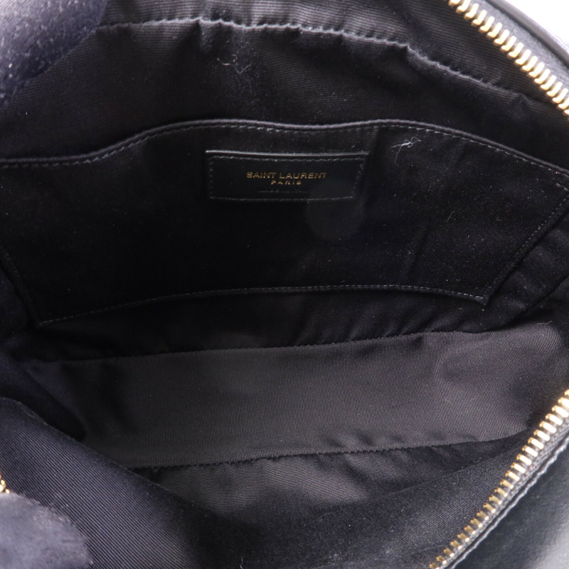 SAINT LAURENT 牛皮皮革LOU Camera Bag金扣肩背袋-4