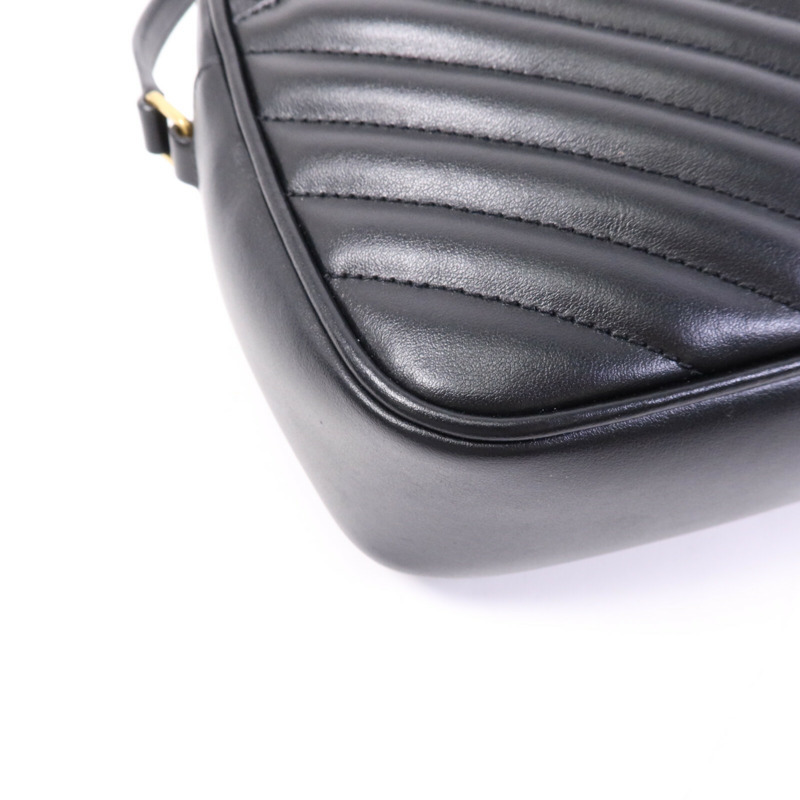 SAINT LAURENT 牛皮皮革LOU Camera Bag金扣肩背袋-13