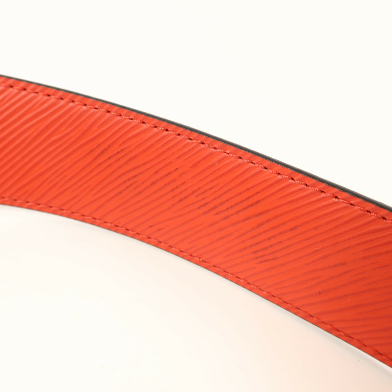 LOUIS VUITTON Epi Wide Shoulder Strap 90cm銀扣肩帶-6