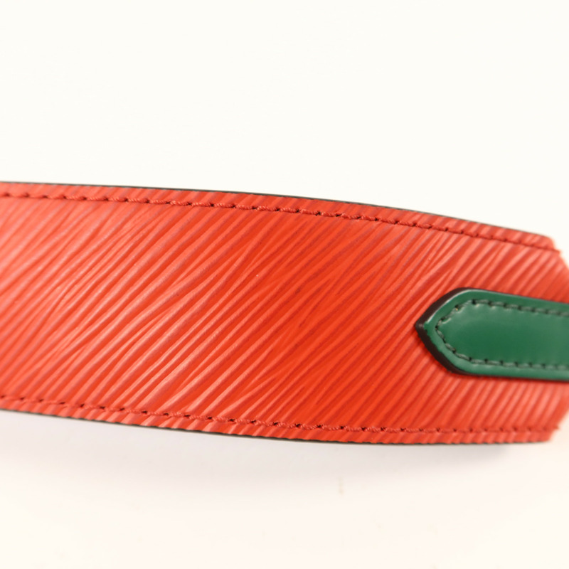 LOUIS VUITTON Epi Wide Shoulder Strap 90cm銀扣肩帶-7