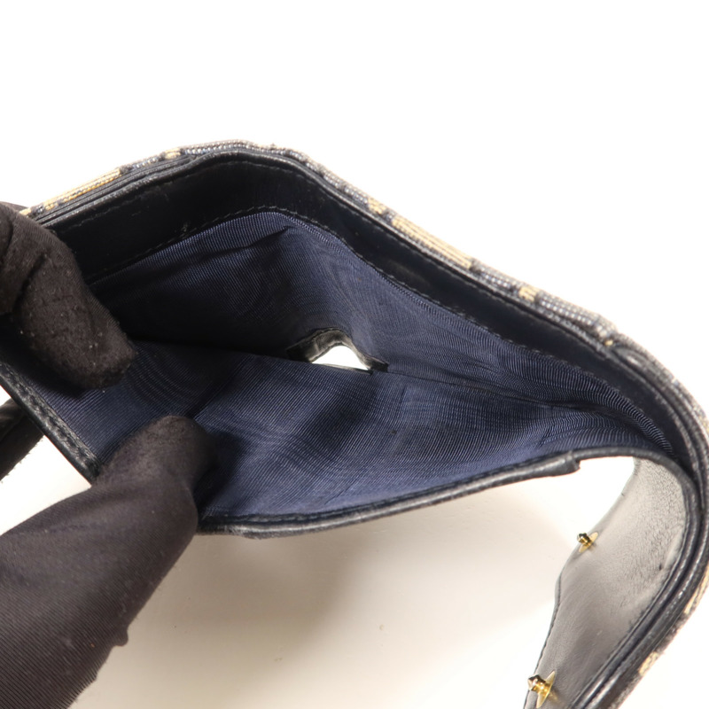 Dior 帆布Saddle Wallet金扣錢包-5