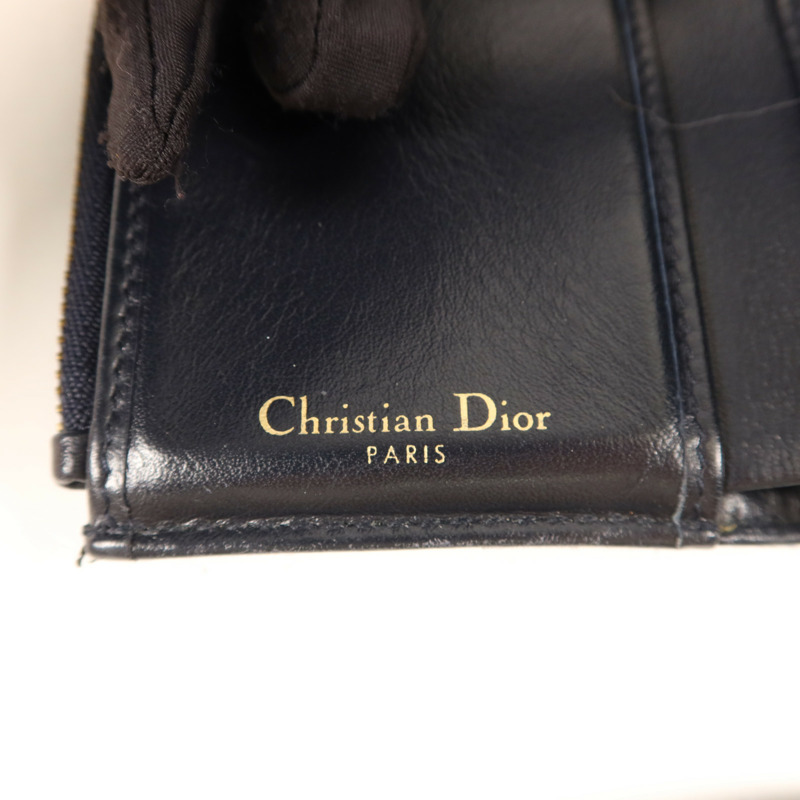 Dior 帆布Saddle Wallet金扣錢包-6