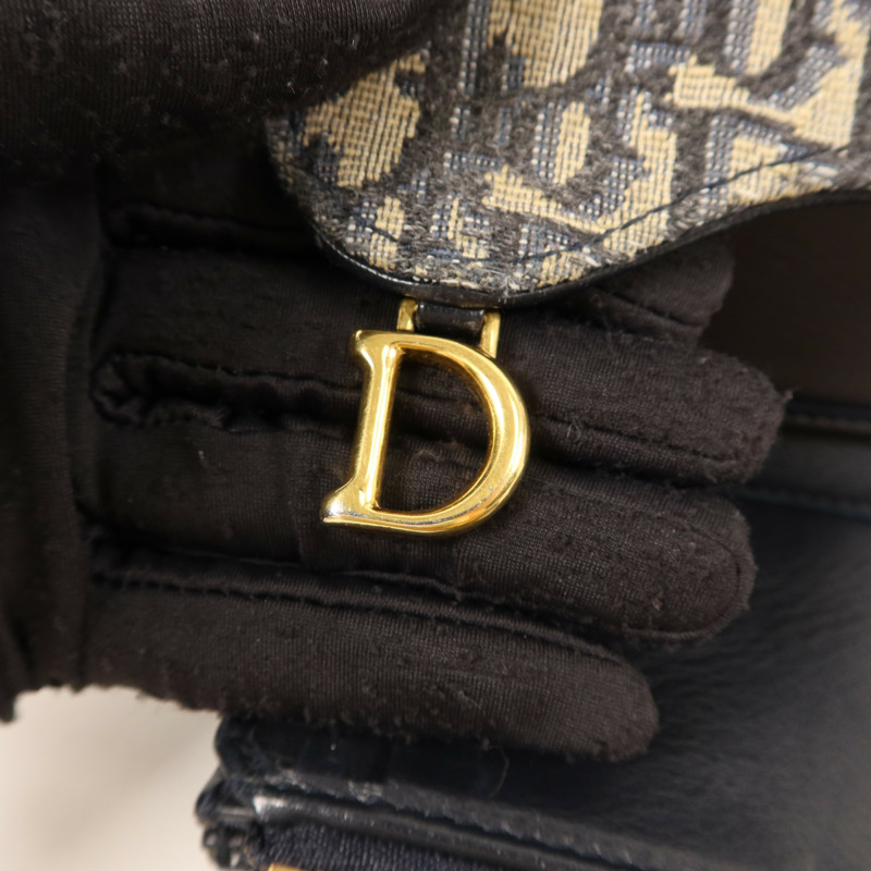 Dior 帆布Saddle Wallet金扣錢包-10