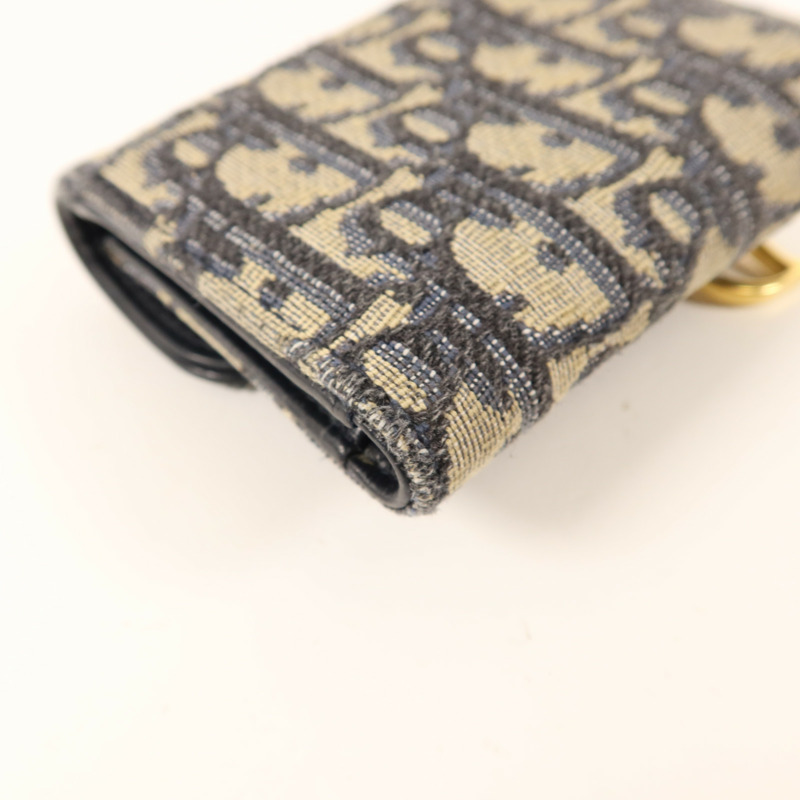 Dior 帆布Saddle Wallet金扣錢包-14