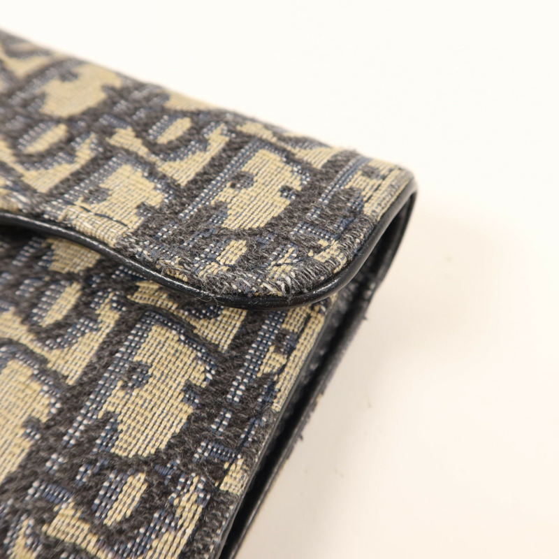 Dior 帆布Saddle Wallet金扣錢包-15