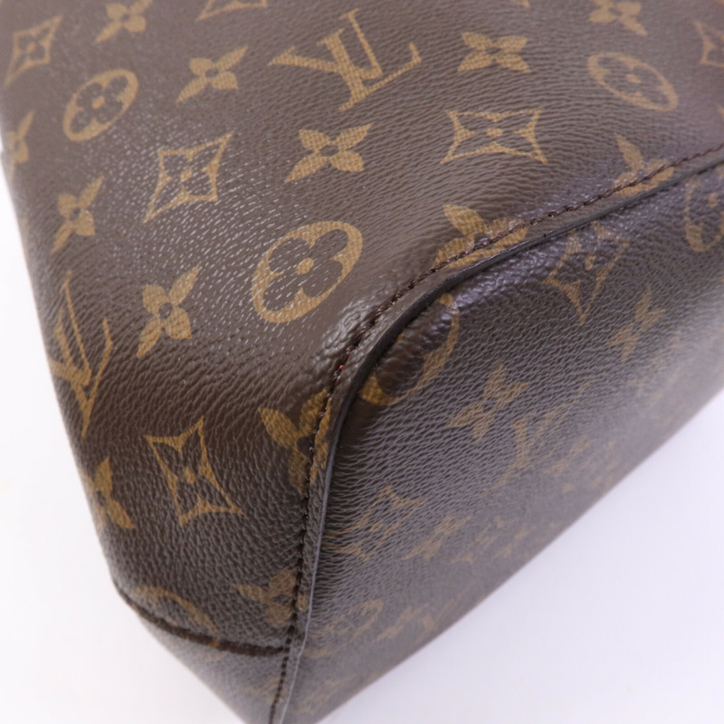 LOUIS VUITTON Monogram Neo Noe Bucket Bag金扣肩背袋Coquelicot-11