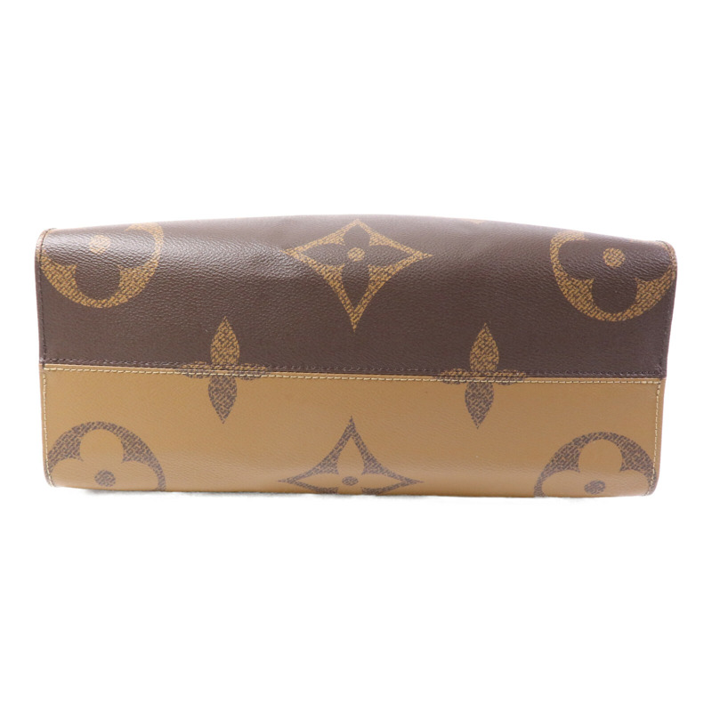 LOUIS VUITTON Monogram Giant On The Go MM金扣手挽肩背兩用袋-3