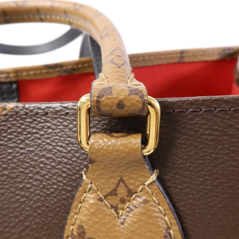 LOUIS VUITTON Monogram Giant On The Go MM金扣手挽肩背兩用袋-5