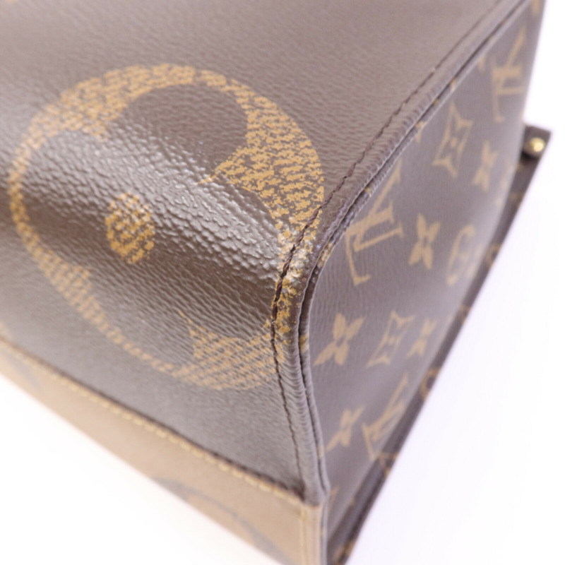 LOUIS VUITTON Monogram Giant On The Go MM金扣手挽肩背兩用袋-7