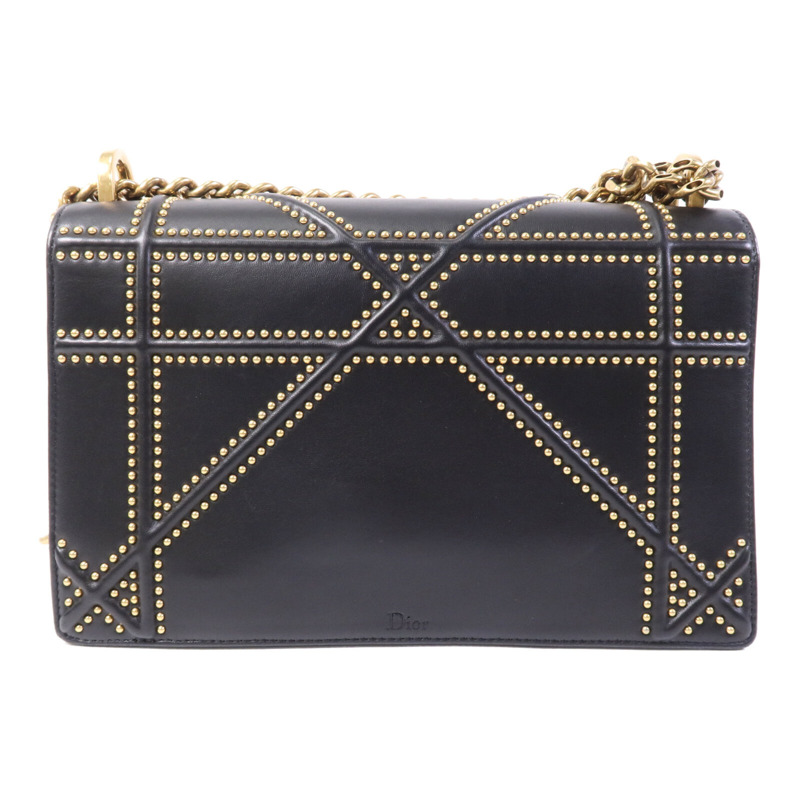 Dior 牛皮皮革Diorama金扣肩背袋-1