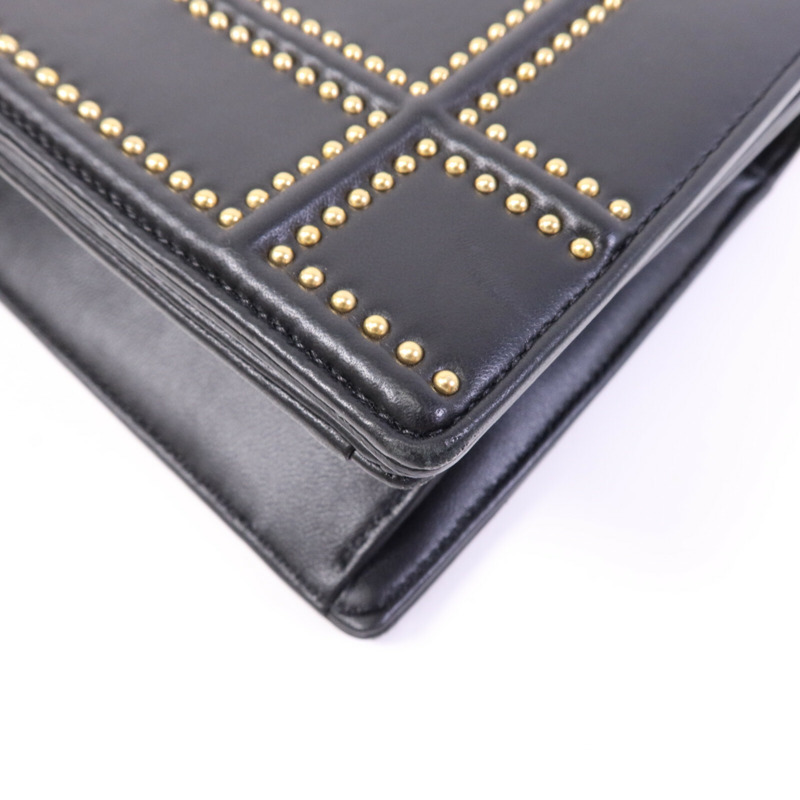 Dior 牛皮皮革Diorama金扣肩背袋-10