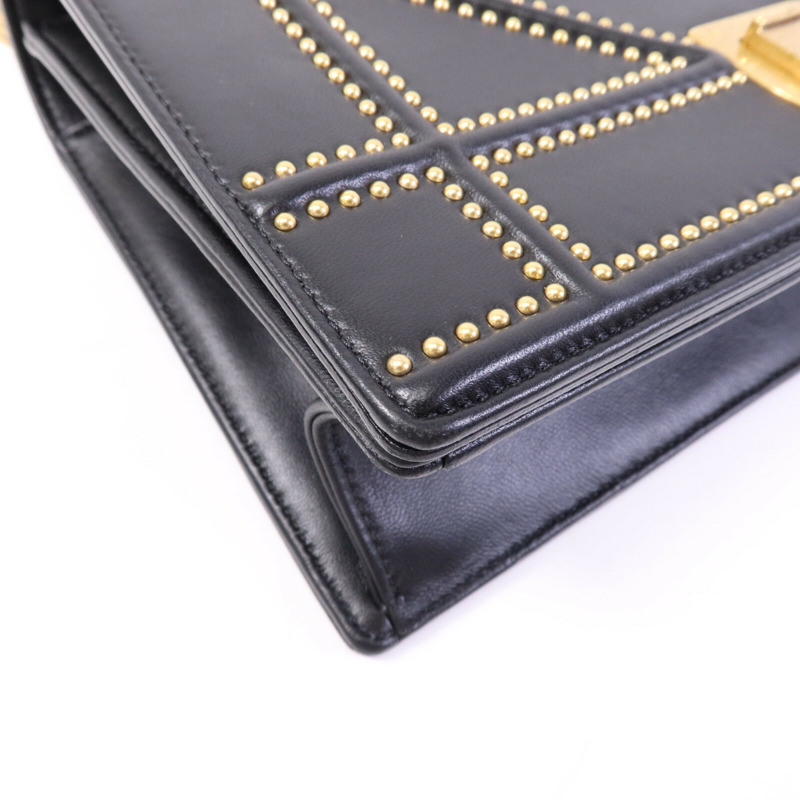 Dior 牛皮皮革Diorama金扣肩背袋-11