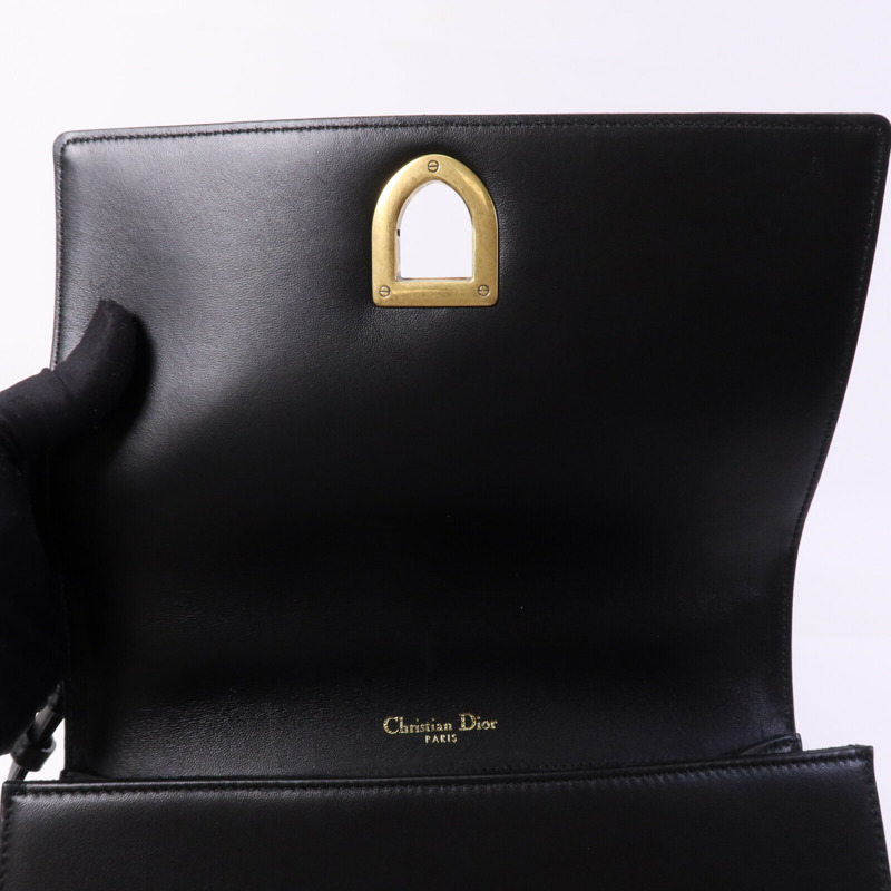 Dior 牛皮皮革Diorama金扣肩背袋-14