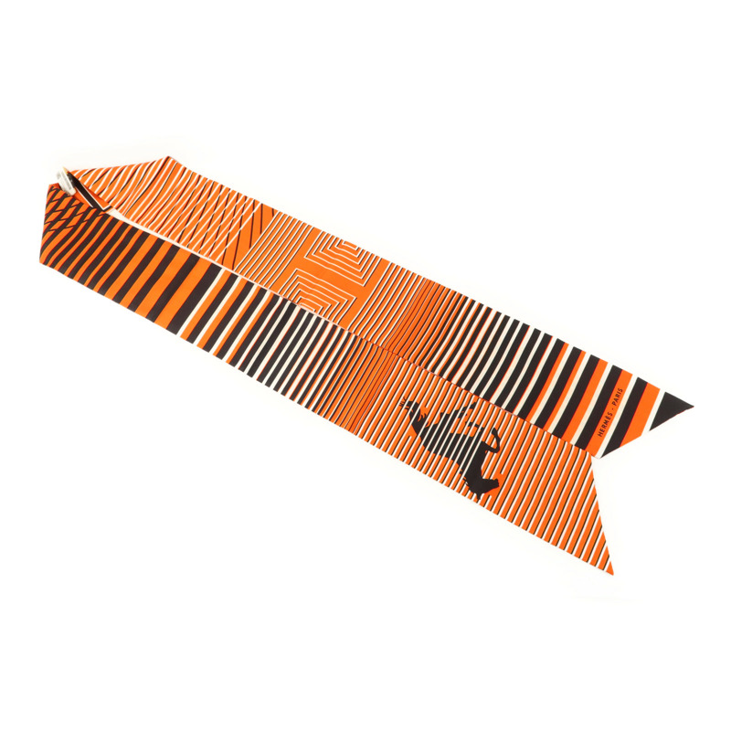HERMES 絲質Maxi Twilly絲巾-3