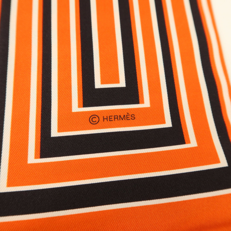 HERMES 絲質Maxi Twilly絲巾-5