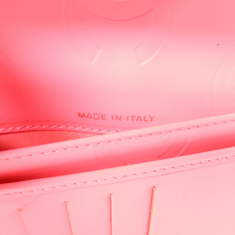 CHANEL 牛皮皮革Cambon Long Bifold Wallet銀扣長錢包-7