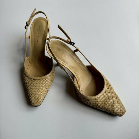 💝超優惠價格💝 BV 編織款高跟涼鞋 35.5