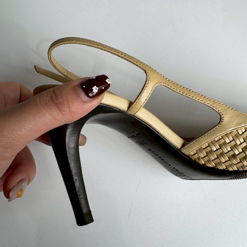 💝超優惠價格💝 BV 編織款高跟涼鞋 35.5-13