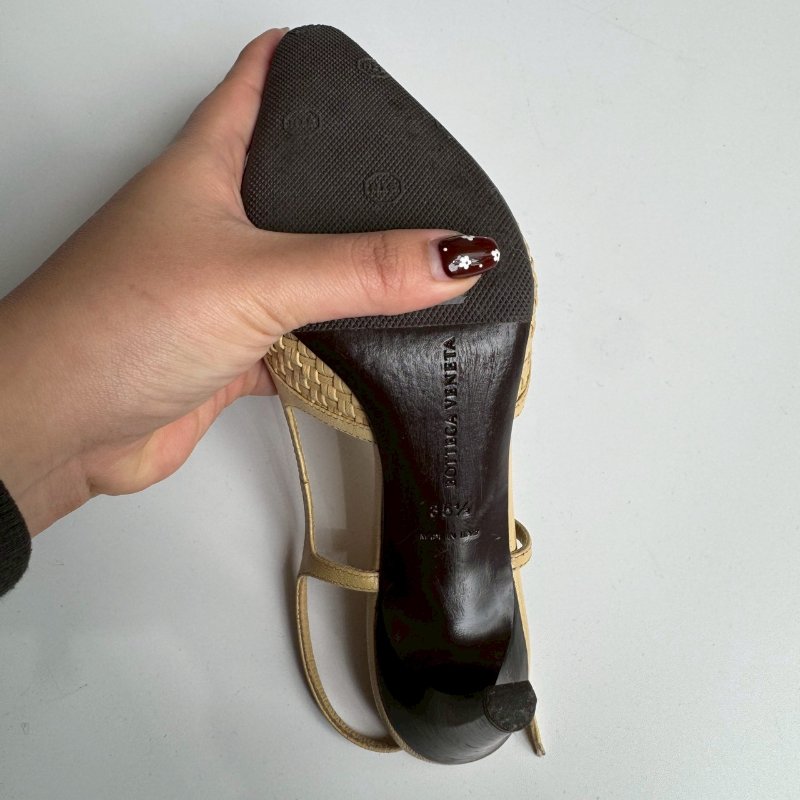 💝超優惠價格💝 BV 編織款高跟涼鞋 35.5-18