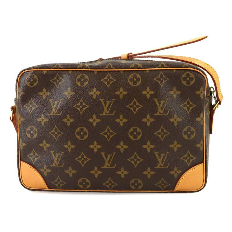 路易威登 Monogram Trocadero 30 肩手提包，棕色，M51272，金色五金。-1