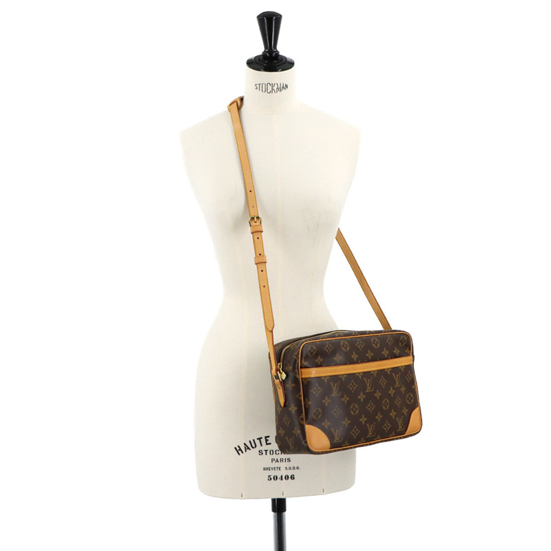 路易威登 Monogram Trocadero 30 肩手提包，棕色，M51272，金色五金。-8