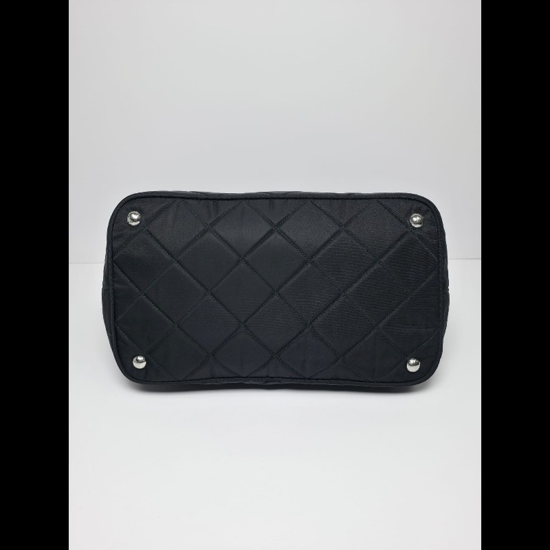 Prada 黑色Tessuto Impuntu Tote Bag(可單肩/斜背)-6