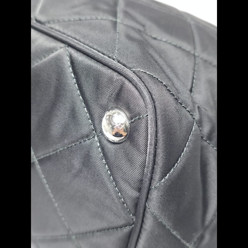 Prada 黑色Tessuto Impuntu Tote Bag(可單肩/斜背)-10