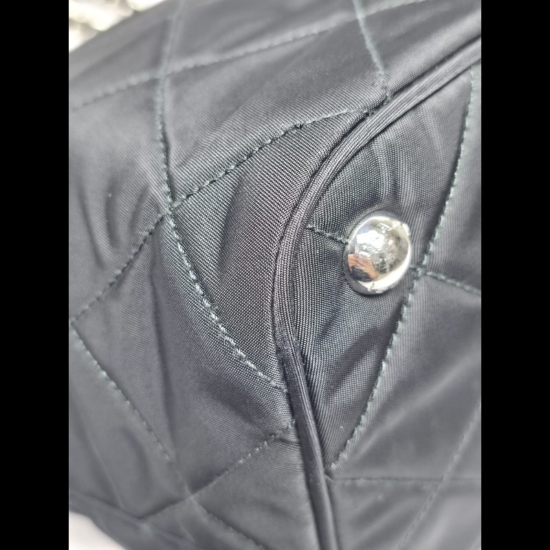 Prada 黑色Tessuto Impuntu Tote Bag(可單肩/斜背)-11