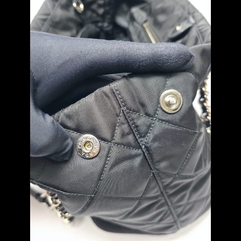 Prada 黑色Tessuto Impuntu Tote Bag(可單肩/斜背)-18